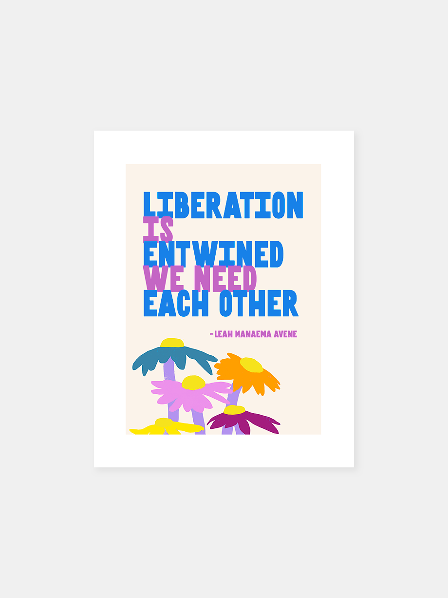Graphic art print "We Need Each Other (Avene)"