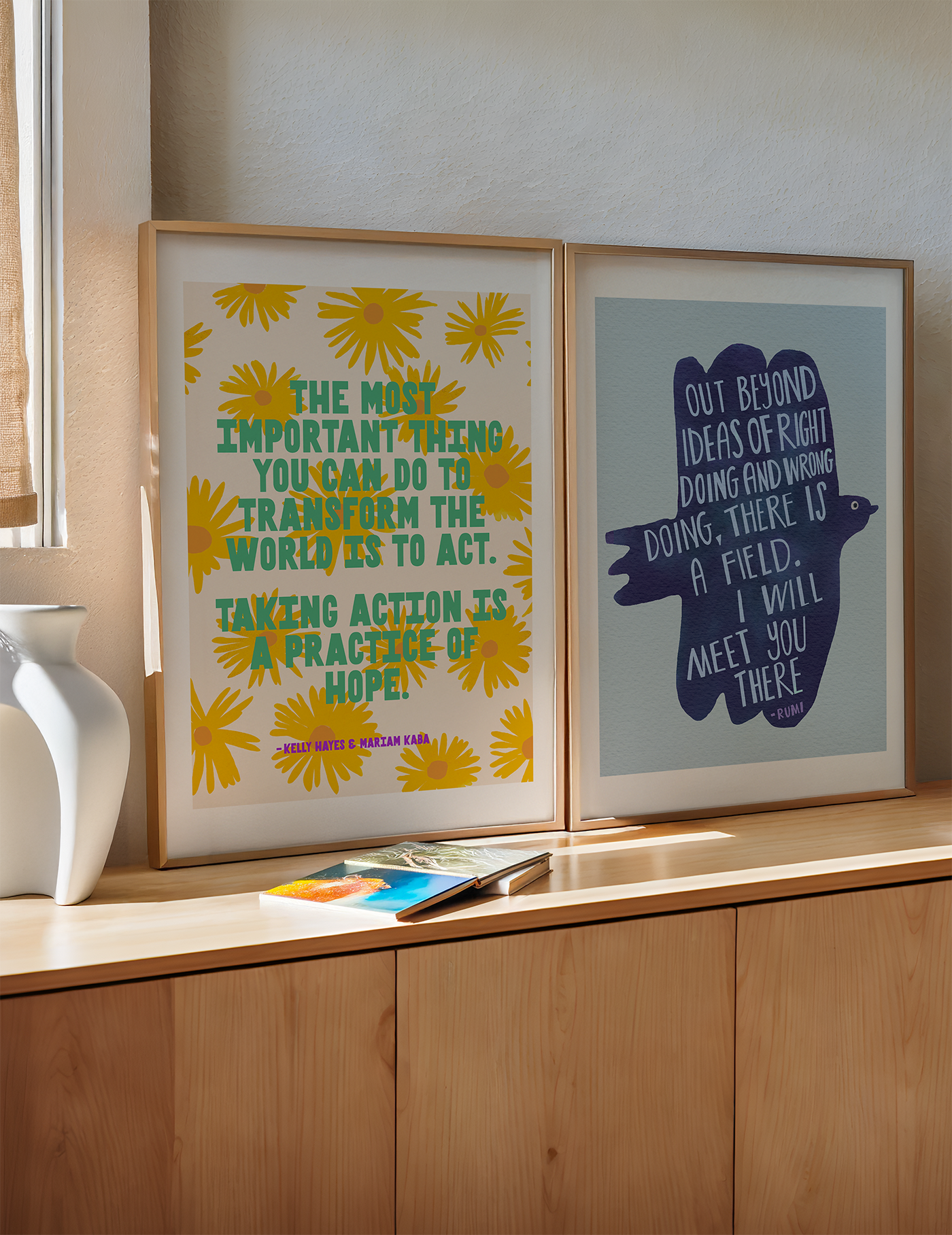 Graphic art print "Action Is Hope (Hayes & Kaba)"-thumbmail-2