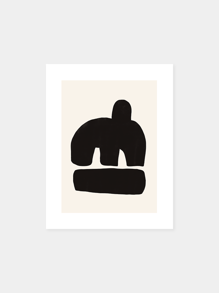 Graphic art print "Form Number 1: Grounded"