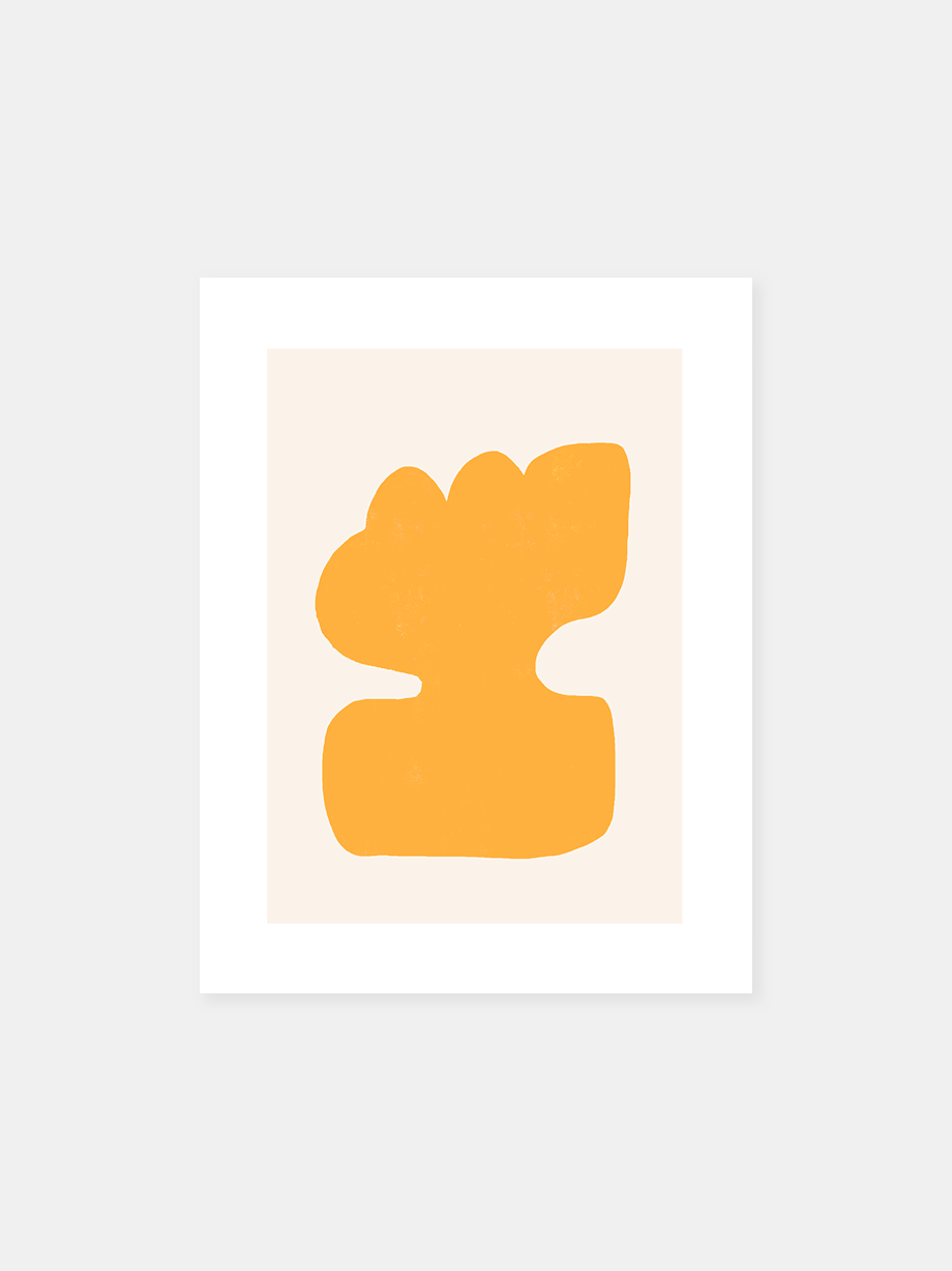 Graphic art print "Form Number 2: Warmth"