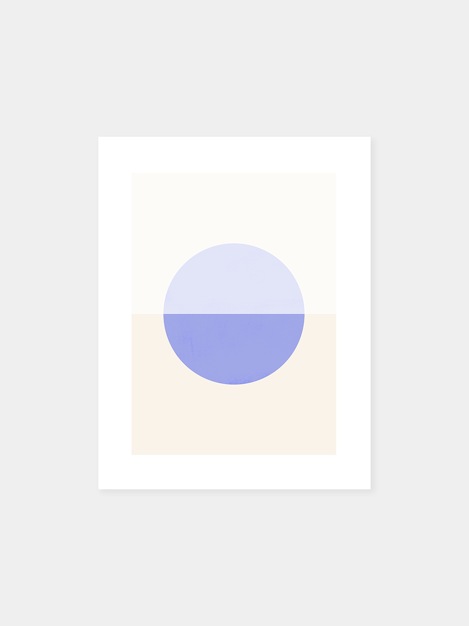 Graphic art print "Float: Periwinkle"
