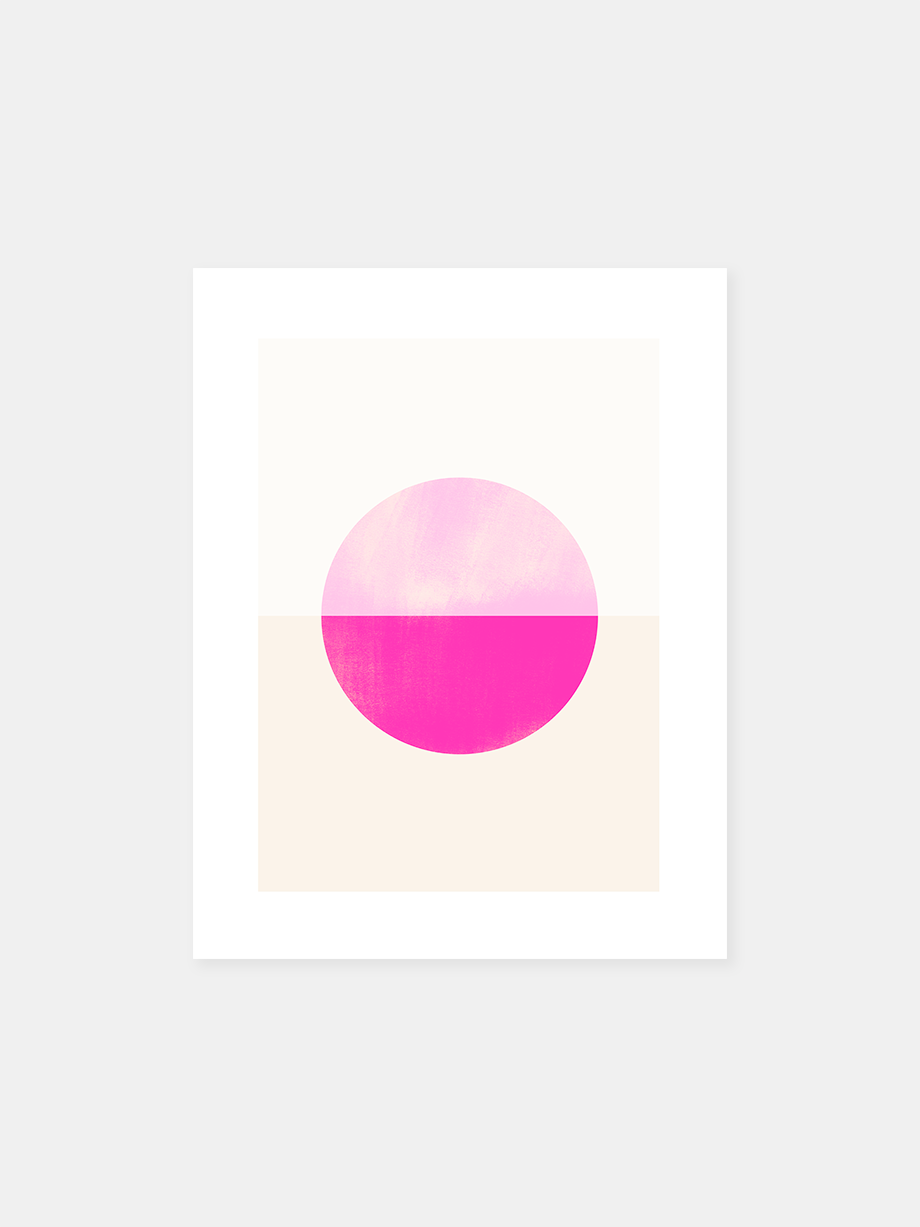 Graphic art print "Float:Pink"