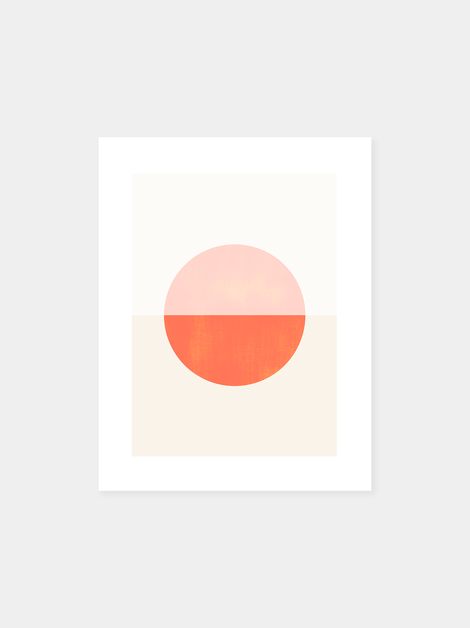Graphic art print "Float: Orange"