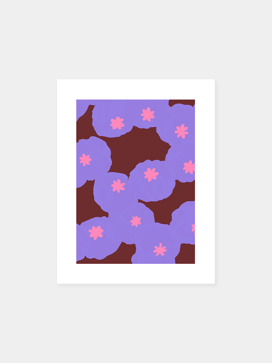 Graphic art print "Garden Pattern (Berries)"